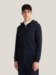 Peckham Rye Blue Full Zip Hooded Jacket - Image 1 of 11