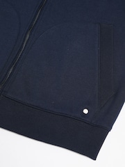 Peckham Rye Blue Full Zip Hooded Jacket - Image 10 of 11