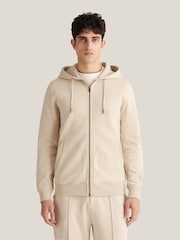 Peckham Rye Natural Full Zip Hooded Jacket - Image 1 of 11