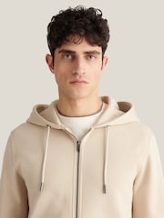 Peckham Rye Natural Full Zip Hooded Jacket - Image 4 of 11