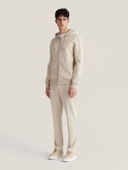 Peckham Rye Natural Full Zip Hooded Jacket - Image 6 of 11