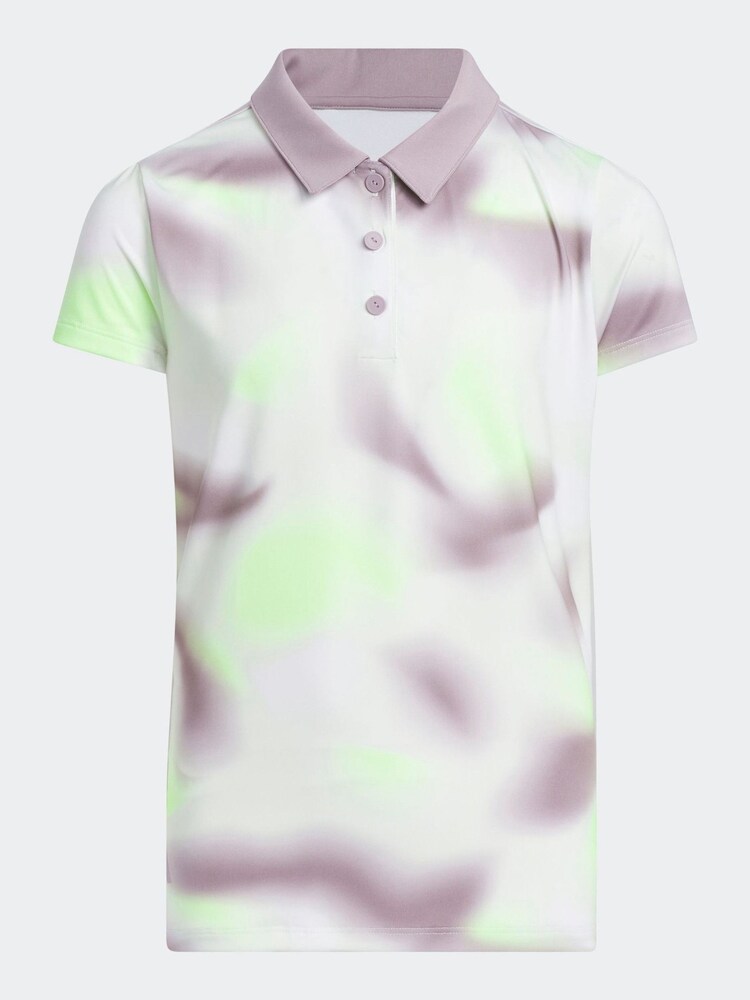 adidas Golf Multi Allover Print Polo Shirt - Image 1 of 3