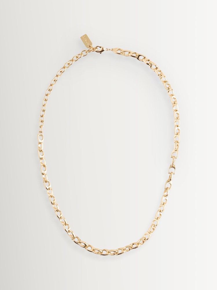 COACH Gold COACH Signature C Choker Necklace - Image 1 of 1 COACH Gold COACH Signature C Choker Necklace - Image 1 of 1