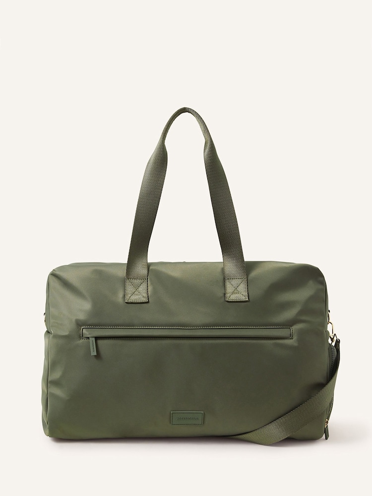 Accessorize Green Large Weekender Bag - Image 2 of 4