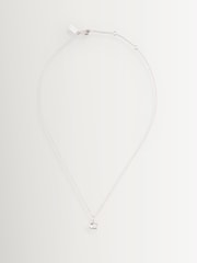 COACH Silver Tone COACH Signature C Starter Necklace - Image 1 of 4