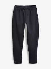 Navy Blue Slim Fit Cuffed Joggers (3-16yrs) - Image 1 of 3