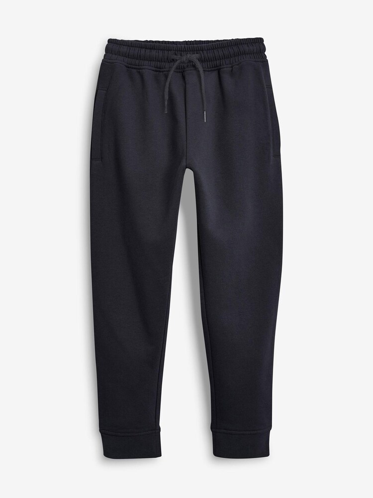 Navy Blue Slim Fit Cuffed Joggers (3-16yrs) - Image 1 of 3