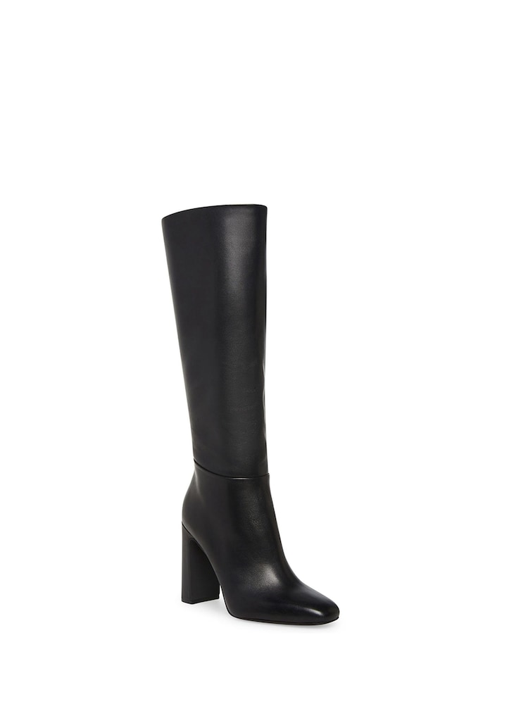 Steve Madden Ally Kniehohe Stiefel in Kroko-Optik, Schwarz - Bild 2 von 7 Steve Madden Ally Kniehohe Stiefel in Kroko-Optik, Schwarz - Bild 2 von 7