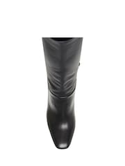 Steve Madden Ally Kniehohe Stiefel in Kroko-Optik, Schwarz - Bild 6 von 7