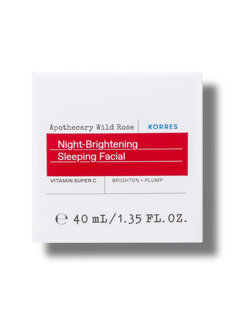 Korres Apothecary Wild Rose Night Brightening Sleeping Facial 40ml - Image 2 of 2 Korres Apothecary Wild Rose Night Brightening Sleeping Facial 40ml - Image 2 of 2