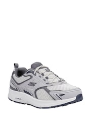 Skechers Grey Go Run Consistent Wide Sports Shoes - Image 2 of 4