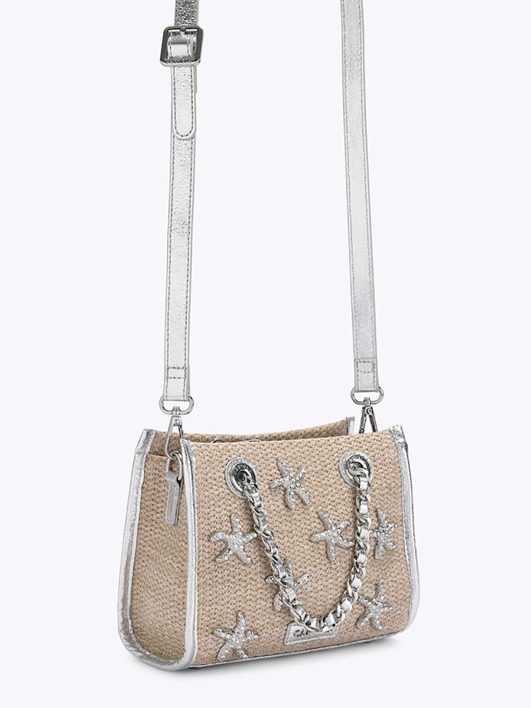 Carvela Silver Marina Starfish Micro Bag - Image 2 of 4 Carvela Silver Marina Starfish Micro Bag - Image 2 of 4
