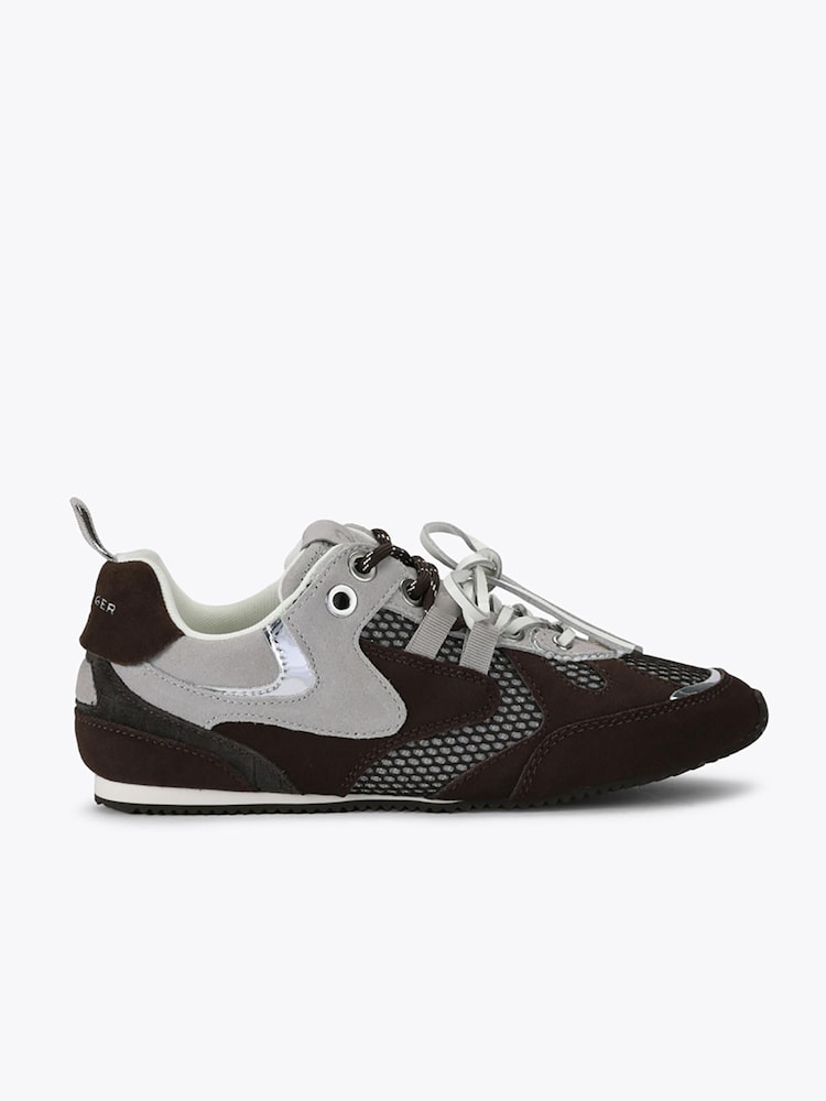 Kurt Geiger London Brown Slim Runner Pumps - Image 2 of 5 Kurt Geiger London Brown Slim Runner Pumps - Image 2 of 5