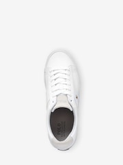 Polo Ralph Lauren White Sayer Canvas Trainers - Image 3 of 4