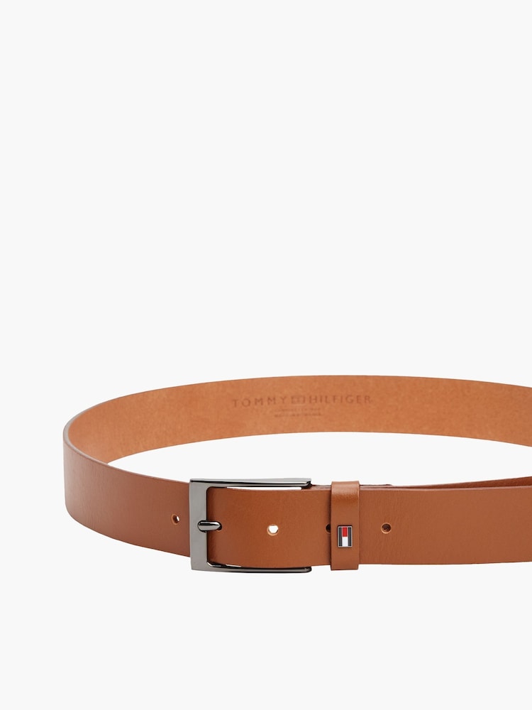 بني - حزام جلد Layton من Tommy Hilfiger - Image 3 of 3