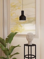 Eglo Black Casibare Steel Pendant Ceiling Light - Image 1 of 4