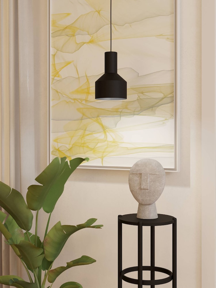 Eglo Black Casibare Steel Pendant Ceiling Light - Image 1 of 4