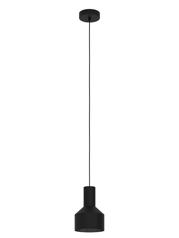 Eglo Black Casibare Steel Pendant Ceiling Light - Image 2 of 4