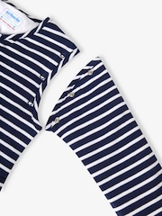JoJo Maman Bébé Navy Stripe 2.5 Tog Travel Toddler Sleeping Bag - Image 3 of 4
