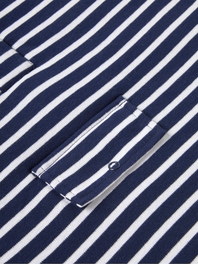 JoJo Maman Bébé Navy Stripe 2.5 Tog Travel Toddler Sleeping Bag - Image 4 of 4
