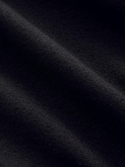 Black Soft Touch Cosy Zip Detail Jumper Dress - Image 6 of 6