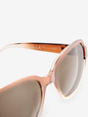 Toffee Brown Polarised Small Square Sunglasses - Image 4 of 5