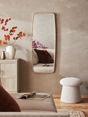 Light Natural Rope Frame Full Length Mirror - Image 2 of 5