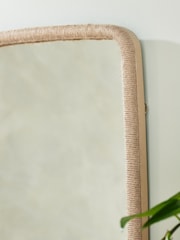 Light Natural Rope Frame Full Length Mirror - Image 3 of 5