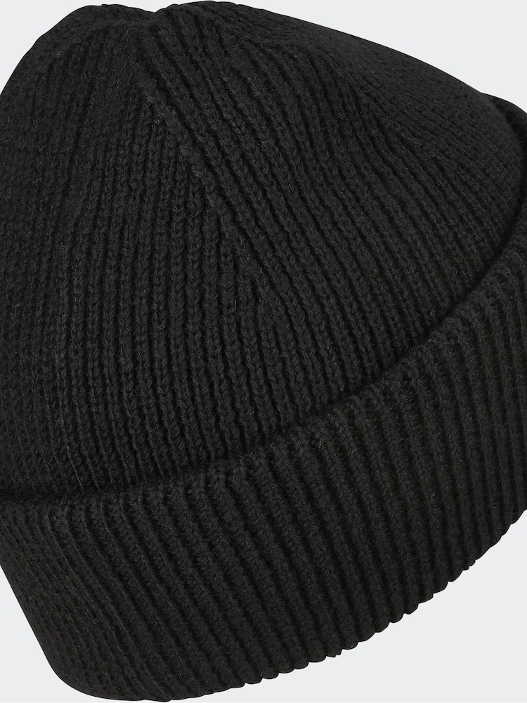 adidas Black adidas Pink Wide Cuff Beanie - Image 2 of 2