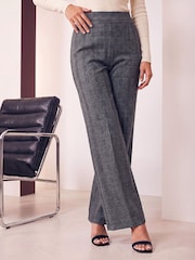 Roman Grey Check Pull on Trousers - Image 1 of 4