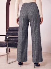 Roman Grey Check Pull on Trousers - Image 3 of 4