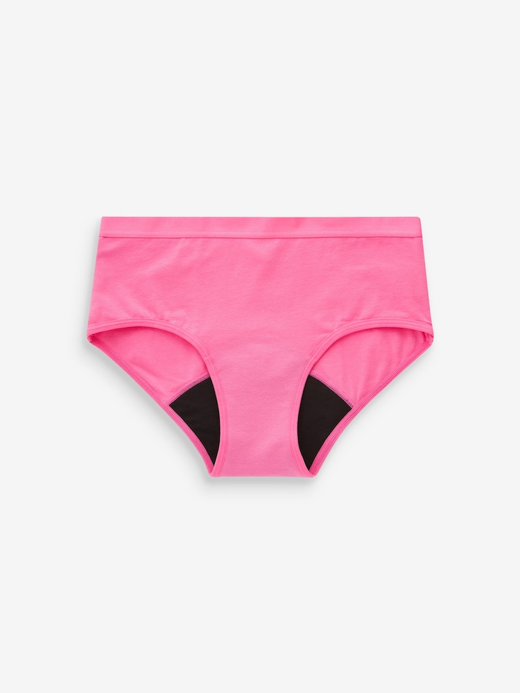 Pink/Orange Teen Light Flow Period Pants 2 Pack (7-16yrs) - Image 2 of 6