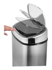 Tower Metal Sensor Lid 58L Bin - Image 3 of 4