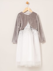 Miss Pink Dress and Cardigan 2-Piece Set - Image 1 of 4