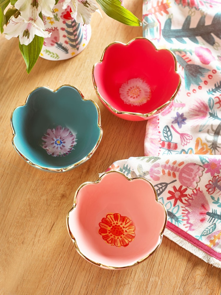 Lucy Tiffney Multi Dip Bowls Set Of 3 - Image 1 of 4