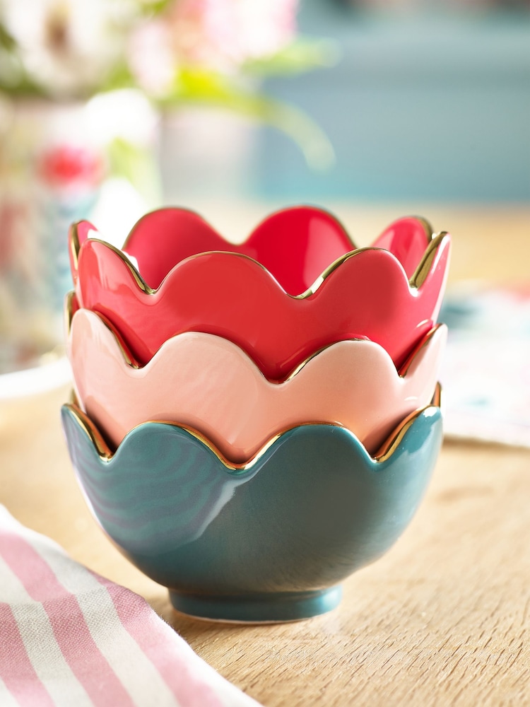 Lucy Tiffney Multi Dip Bowls Set Of 3 - Image 3 of 4