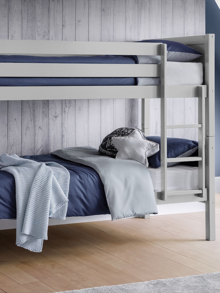 Julian Bowen Dove Grey Bella Bunk Bed - Image 1 of 4