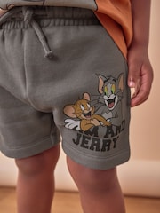 Tan Brown Tom and Jerry Short Sleeve T-Shirt and Shorts Set (3mths-8yrs) - Image 5 of 8