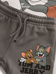 Tan Brown Tom and Jerry Short Sleeve T-Shirt and Shorts Set (3mths-8yrs) - Image 8 of 8