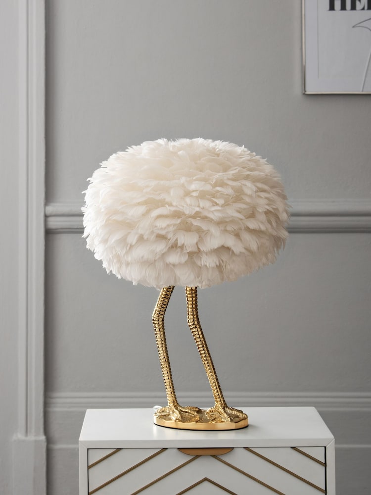 Lipsy Gold Odette Table Lamp - Image 2 of 4
