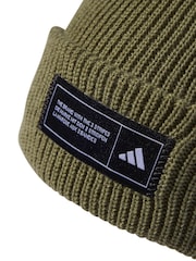 adidas Green Essentials Cuffed Beanie Hat - Image 5 of 6