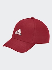 adidas Red Kids 100% Cotton Cap - Image 1 of 2