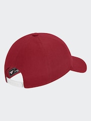 adidas Red Kids 100% Cotton Cap - Image 2 of 2