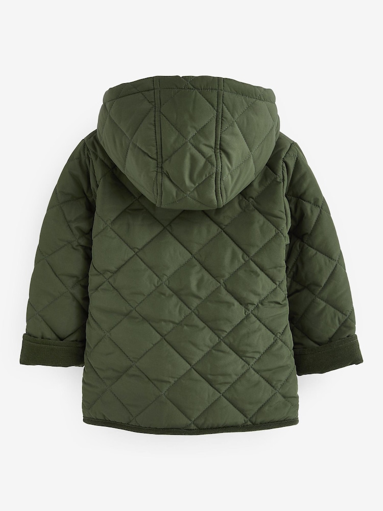 Khakigrün - Steppjacke aus Teddyfleece mit Futter (3 Monate – 7 Jahre) - Bild 4 von 4 Khakigrün - Steppjacke aus Teddyfleece mit Futter (3 Monate – 7 Jahre) - Bild 4 von 4