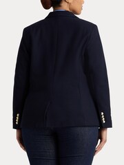 Lauren Ralph Lauren Curve Anfisa Crest Logo Blazer Jacket - Image 7 of 9