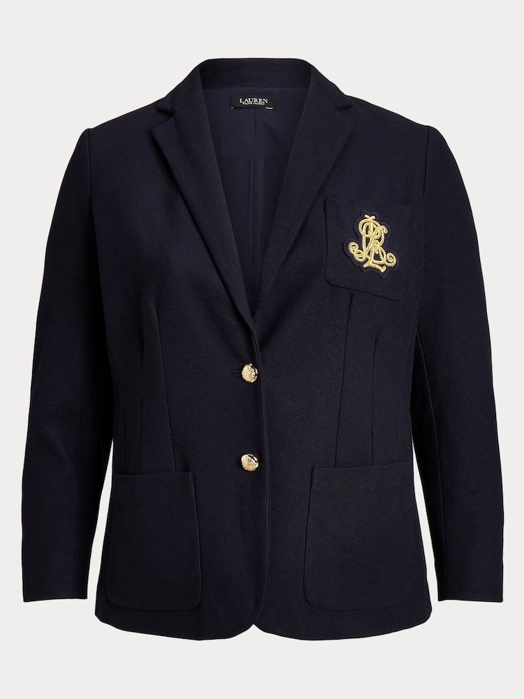 Lauren Ralph Lauren Anfisa Crest Logo Blazer Jacket - Image 9 of 9 Lauren Ralph Lauren Anfisa Crest Logo Blazer Jacket - Image 9 of 9