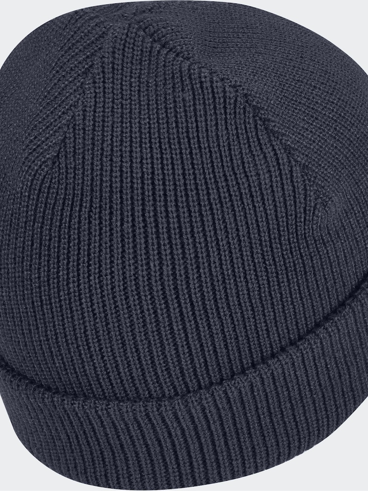 adidas Blue Essentials Cuffed Beanie Hat - Image 2 of 2