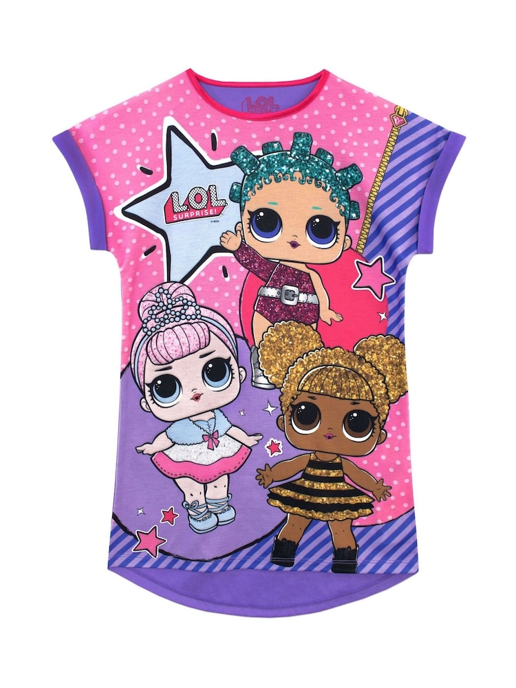 Character Purple LOL Surprise Girls Nightdress - Image 1 of 1