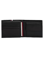 Tommy Hilfiger Black Logo Pebble Grain Leather Wallet - Image 3 of 4