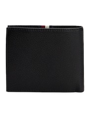 Tommy Hilfiger Black Logo Pebble Grain Leather Wallet - Image 4 of 4